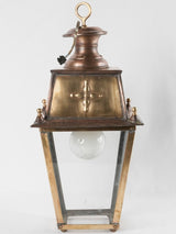 Antique Copper lantern 22¾" x 10¾"