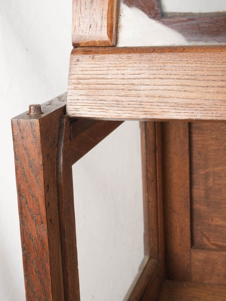 Unique oak storage cabinet