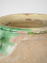 Charming Green Glazed Pottery Vessel