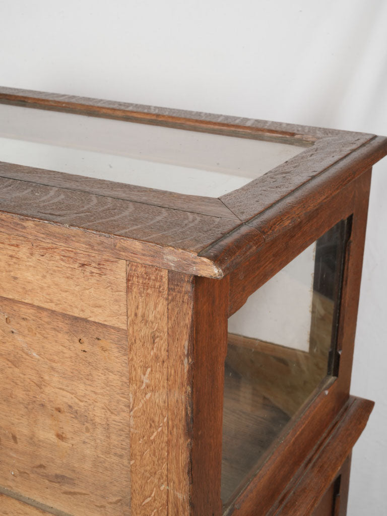 Quaint vintage cork-lined storage
