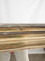 Late 19th century French bistro mirror - brass 46" x 33½"