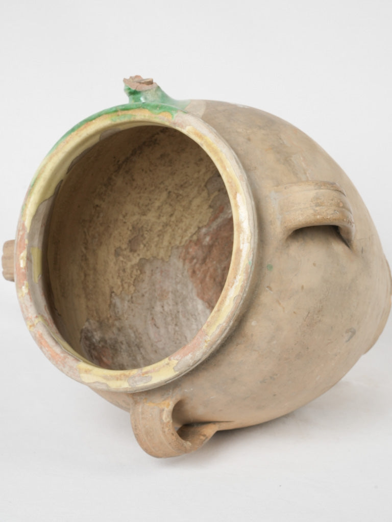 Weathered French Terracotta Storage Crock