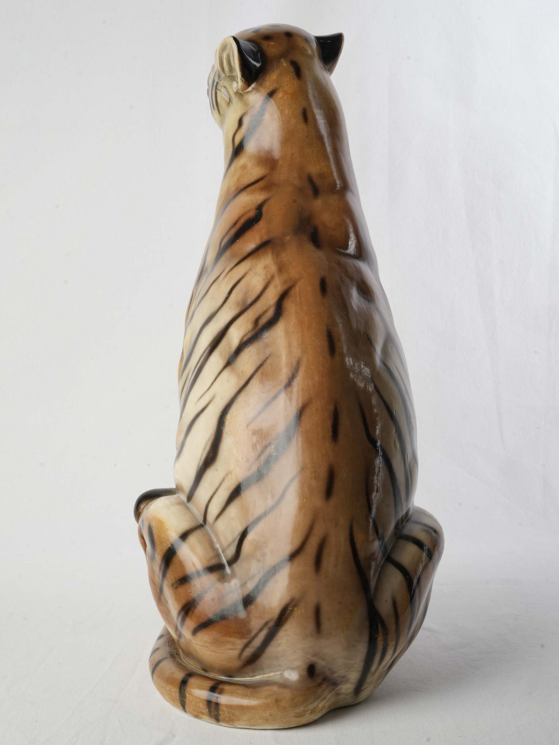 Theatrical glamour tiger home décor