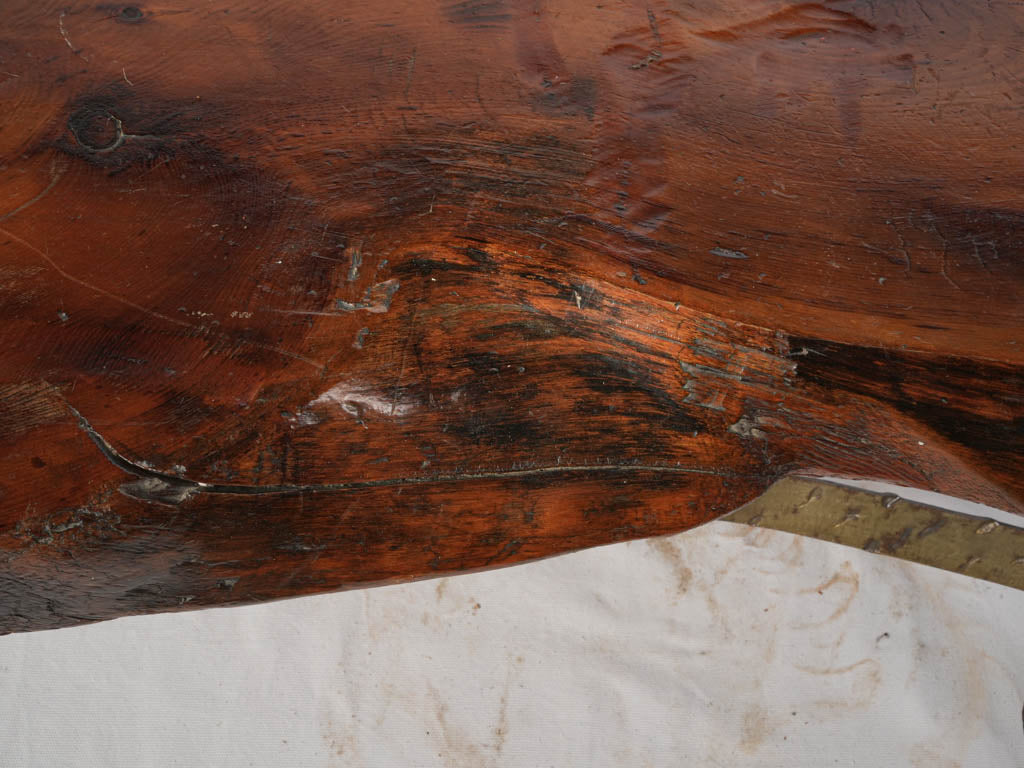 Traditional alpine wood table