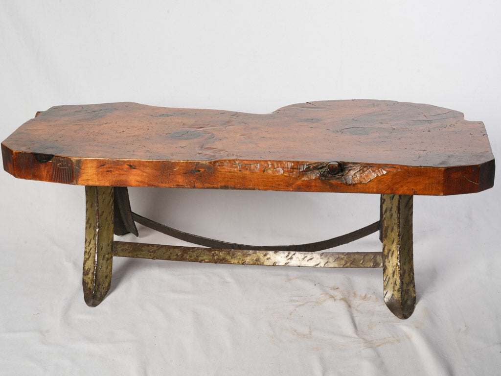 Honey-toned rustic table