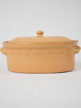 Vintage soufflé-inspired tureen with handle