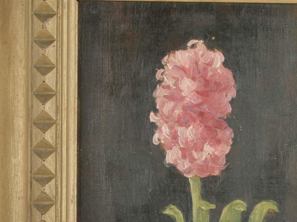 Classic hyacinth still life