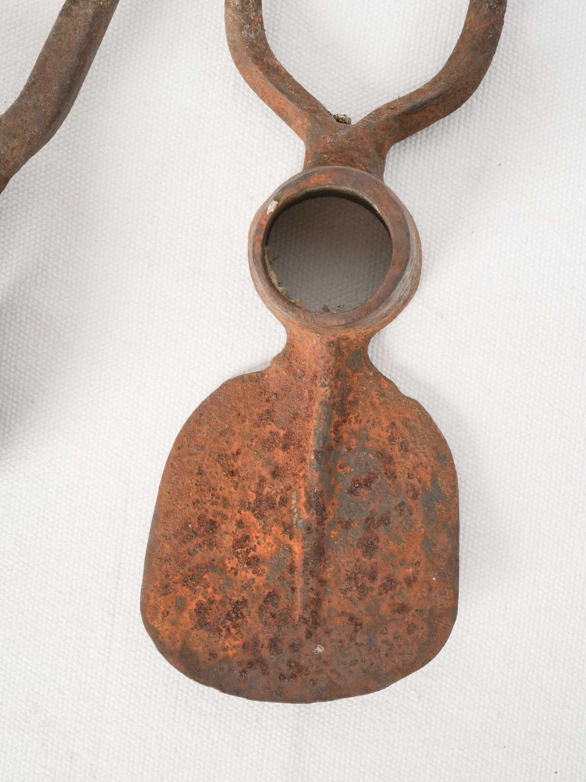 Pair of Antique Wrought Iron Garden Tool Heads from France