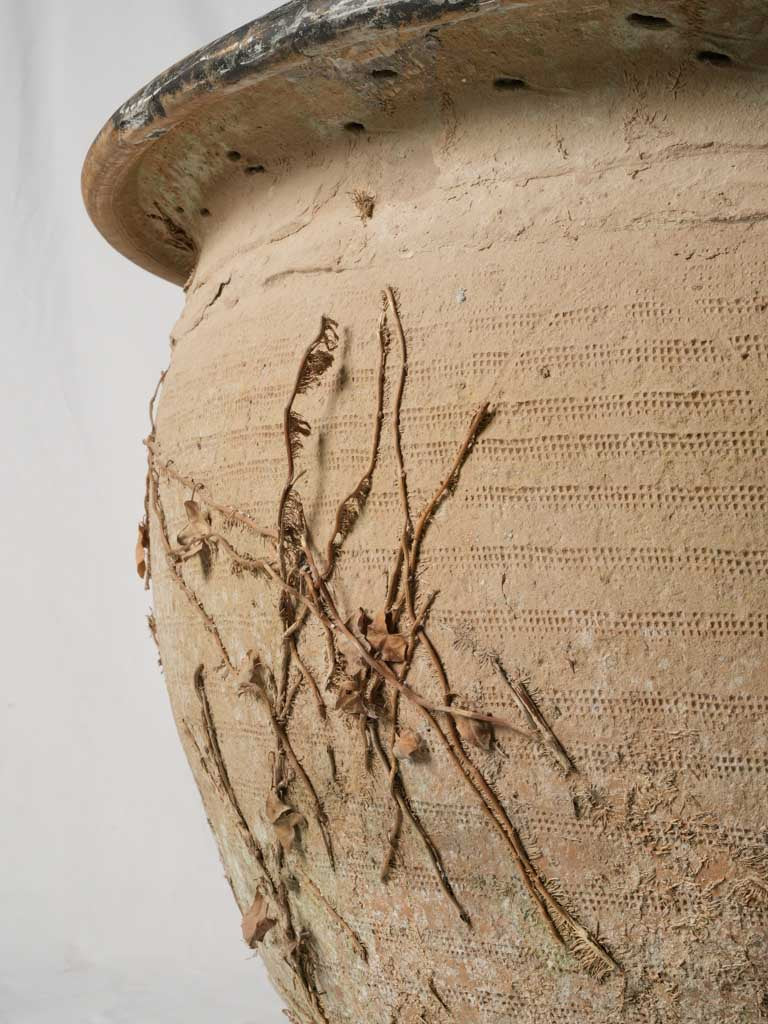 Artisanal crafted terracotta bowl