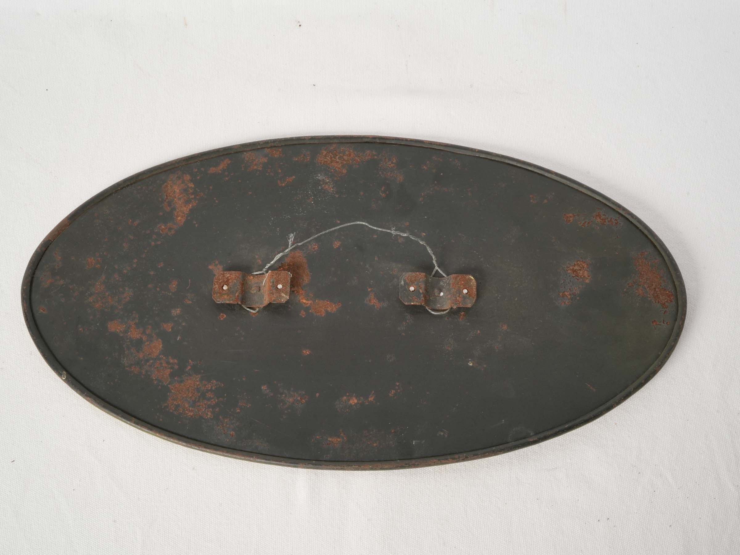 Vintage French Enamel Menuiserie Sign 1940s - 12¼" x 22½"
