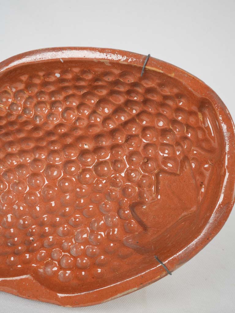 Aged terracotta Gugelhupf Mold