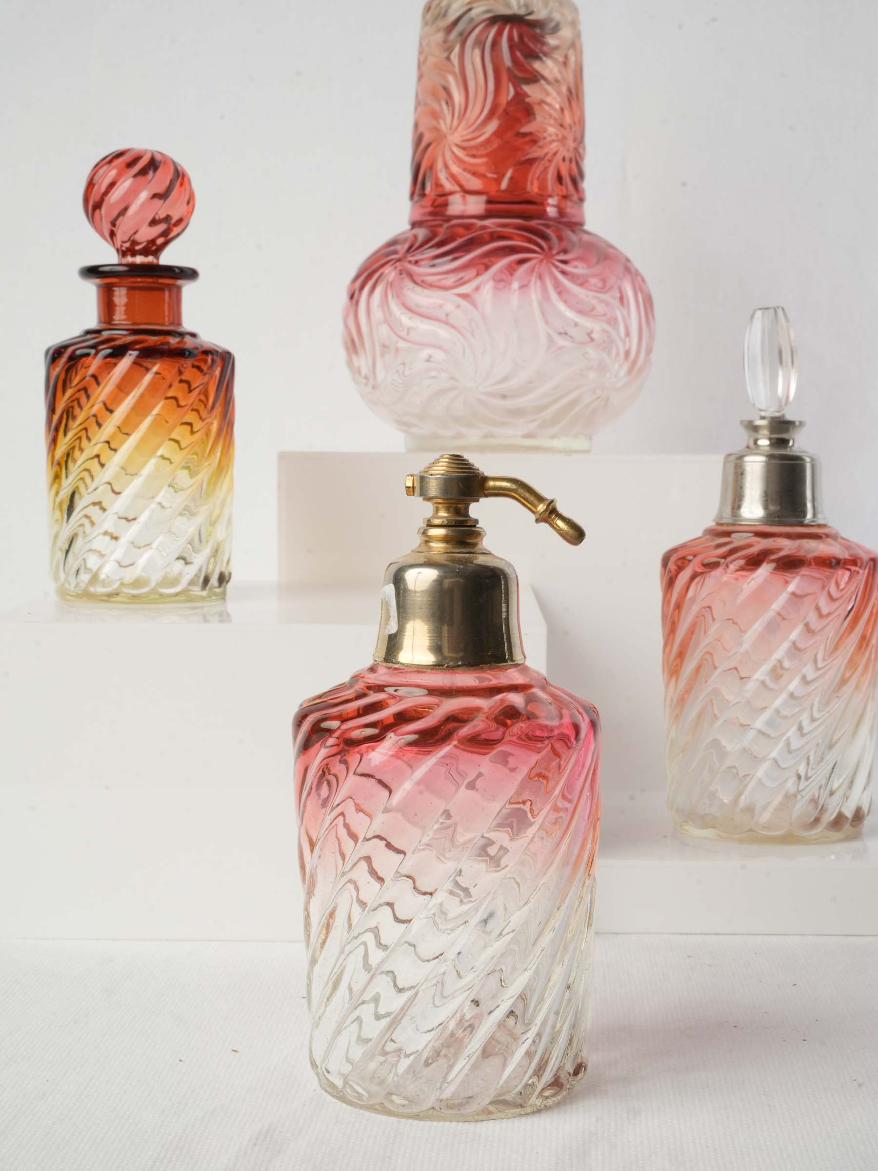 Luxurious tinted crystal vanity collection  