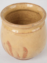 Old-fashioned French country ceramic pot
