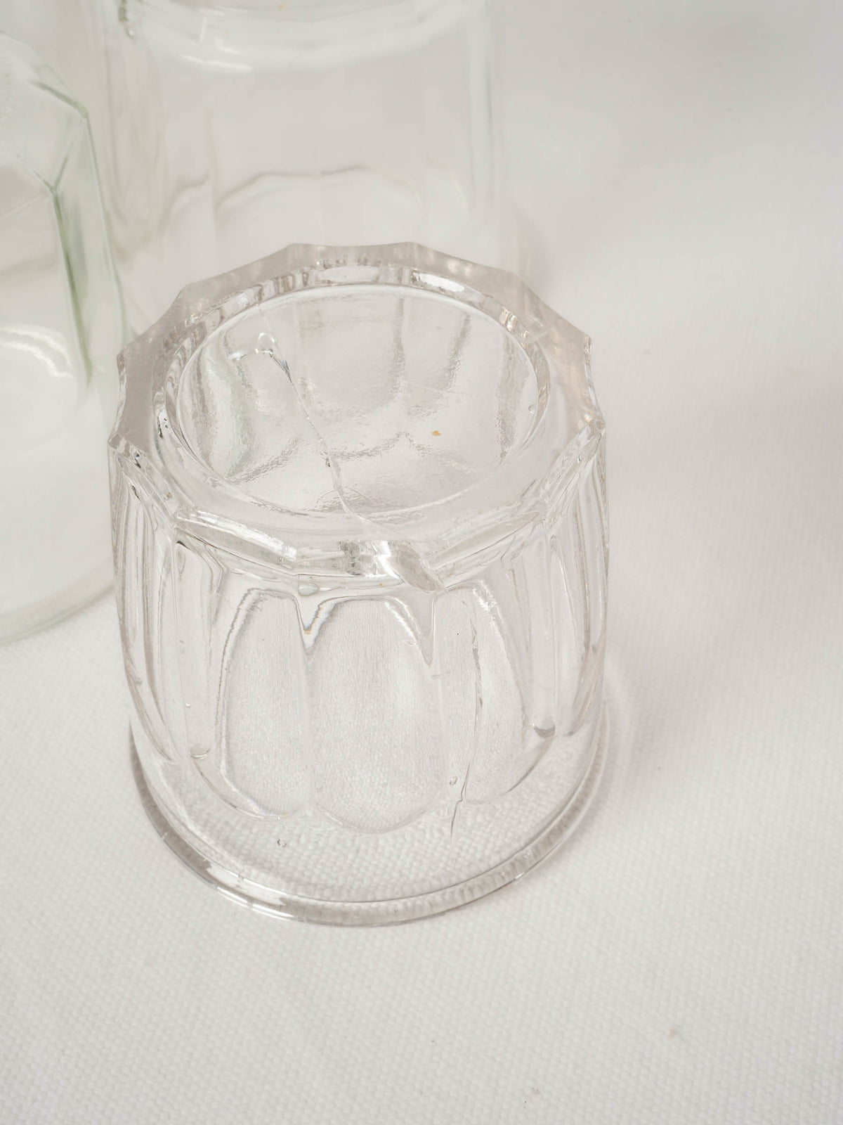 Set of 5 Vintage French Glass Preserving Jars