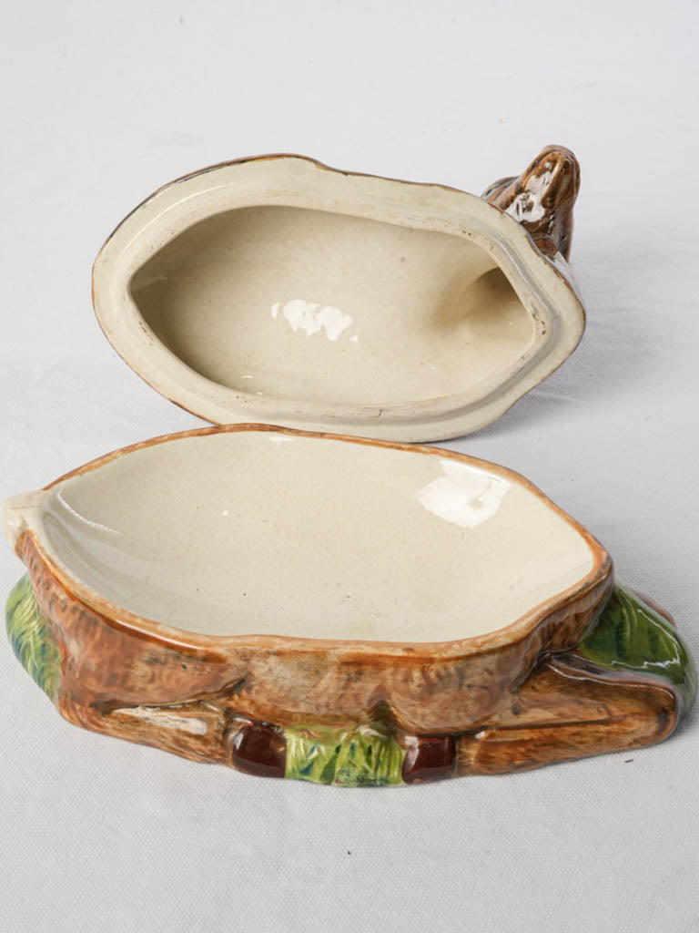 Rustic country-style ceramic container