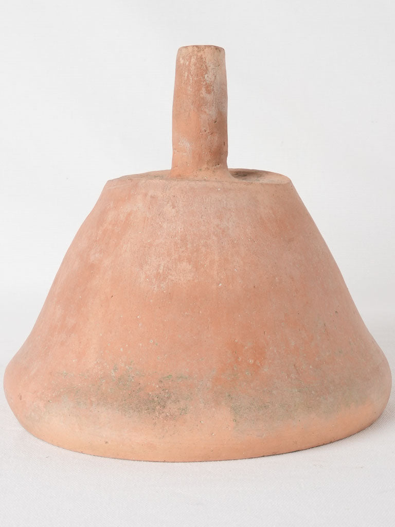 Rustic terracotta olive oil accessory