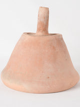 19th century French terracotta funnel for olive oil 9¾"