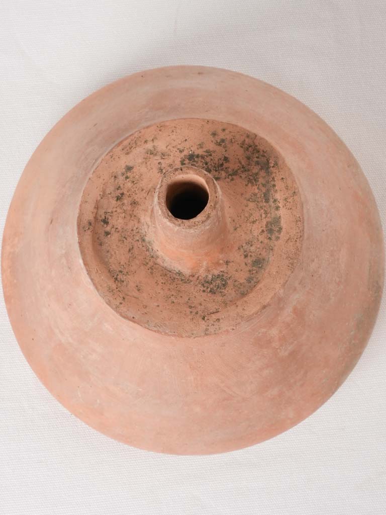 Folk art style terracotta funnel