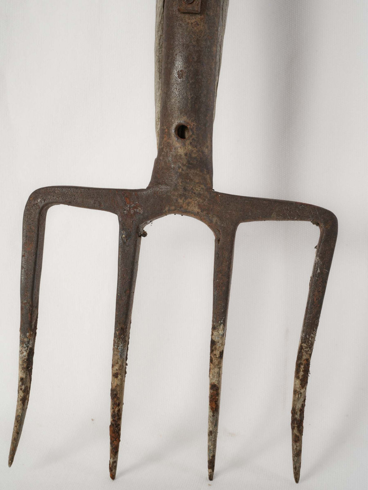 Pair of Antique French Hand-Forged Pitchforks