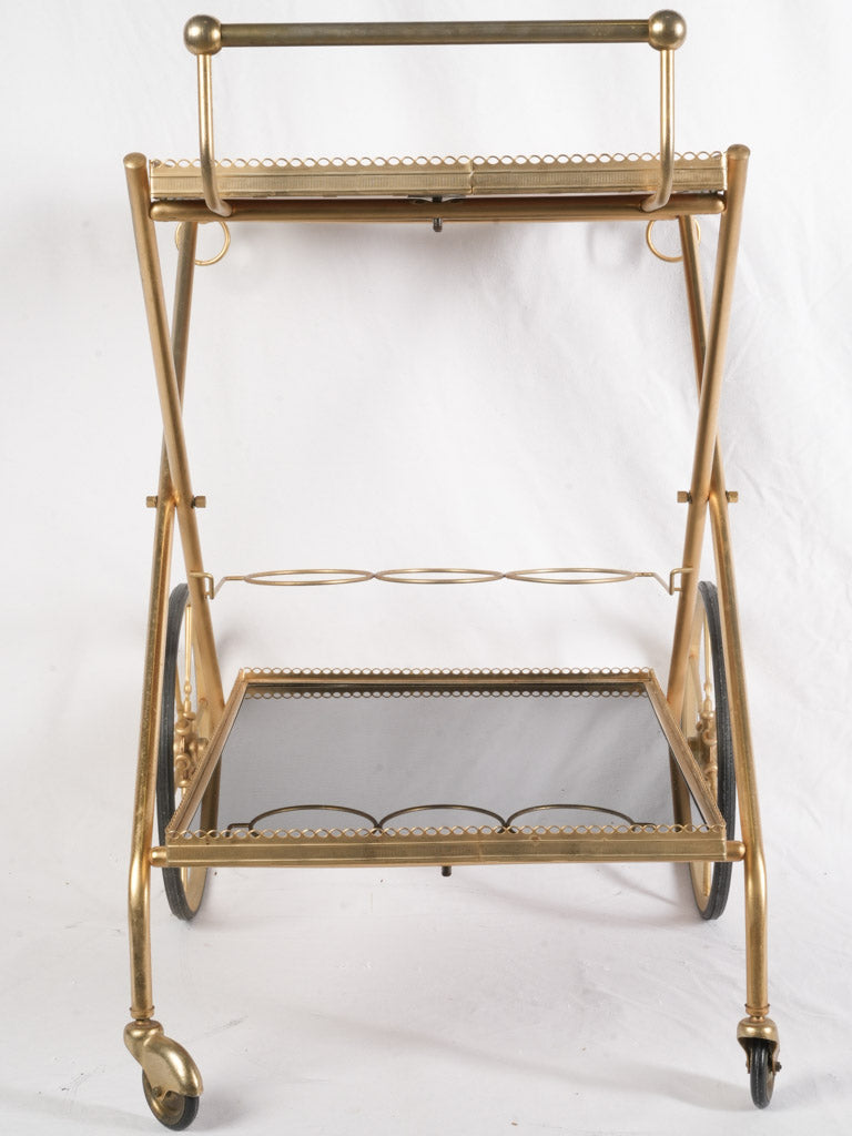 Iconic mid-century bar trolley