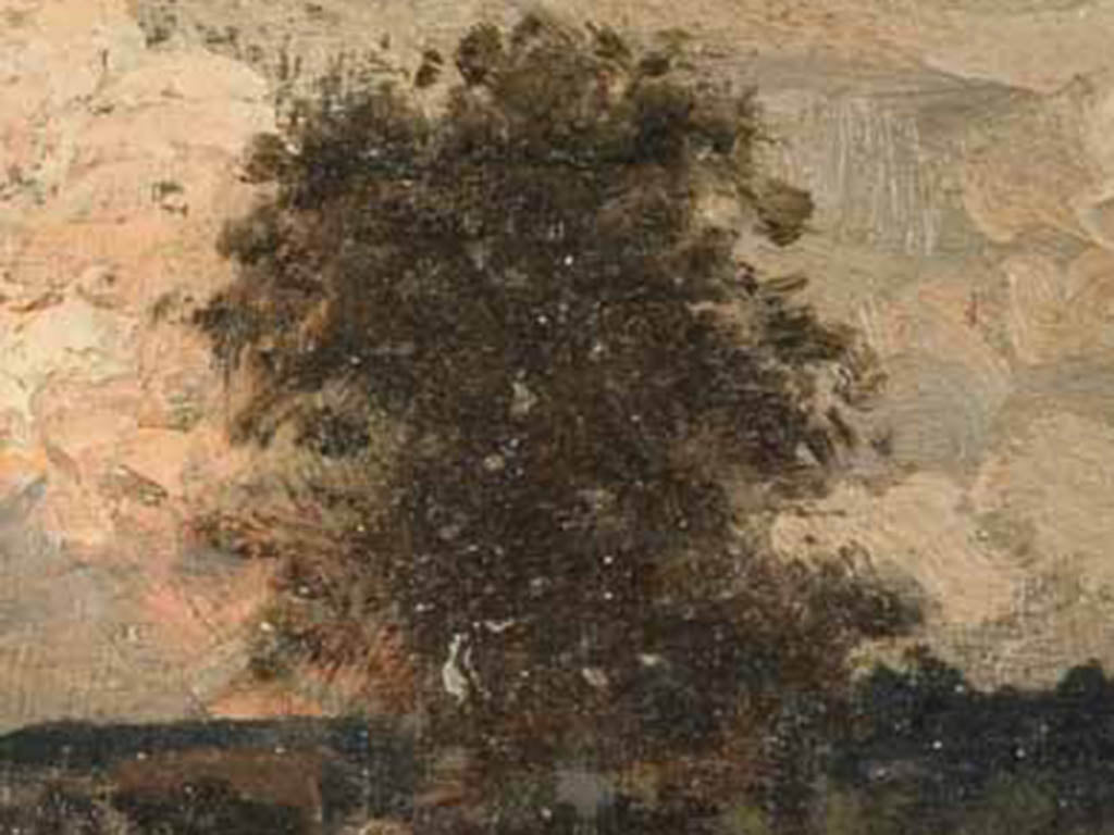 Timeworn brooding 19th-century landscape  