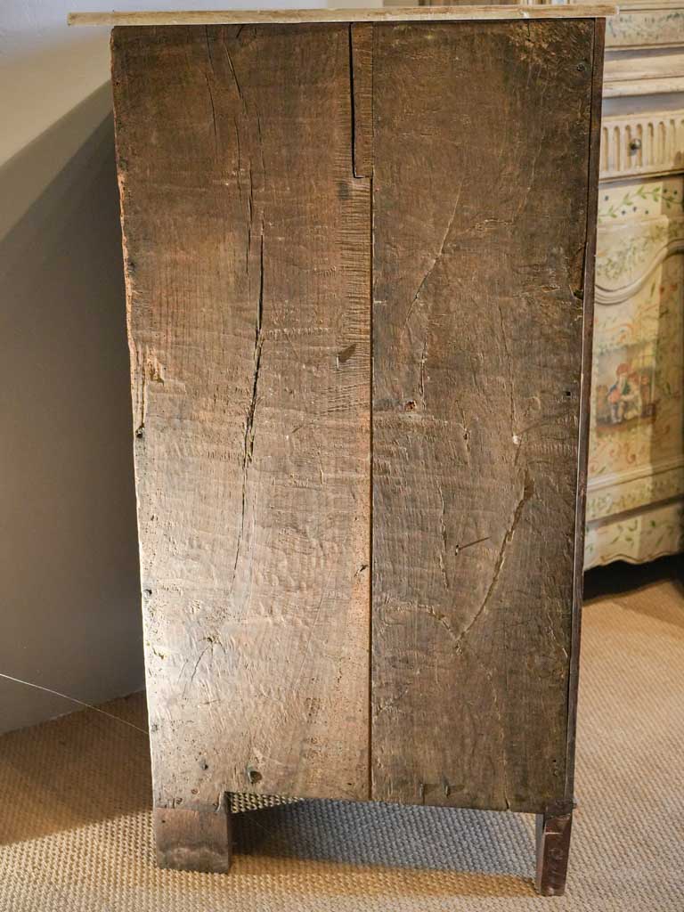 Charming aged wooden storage pieces