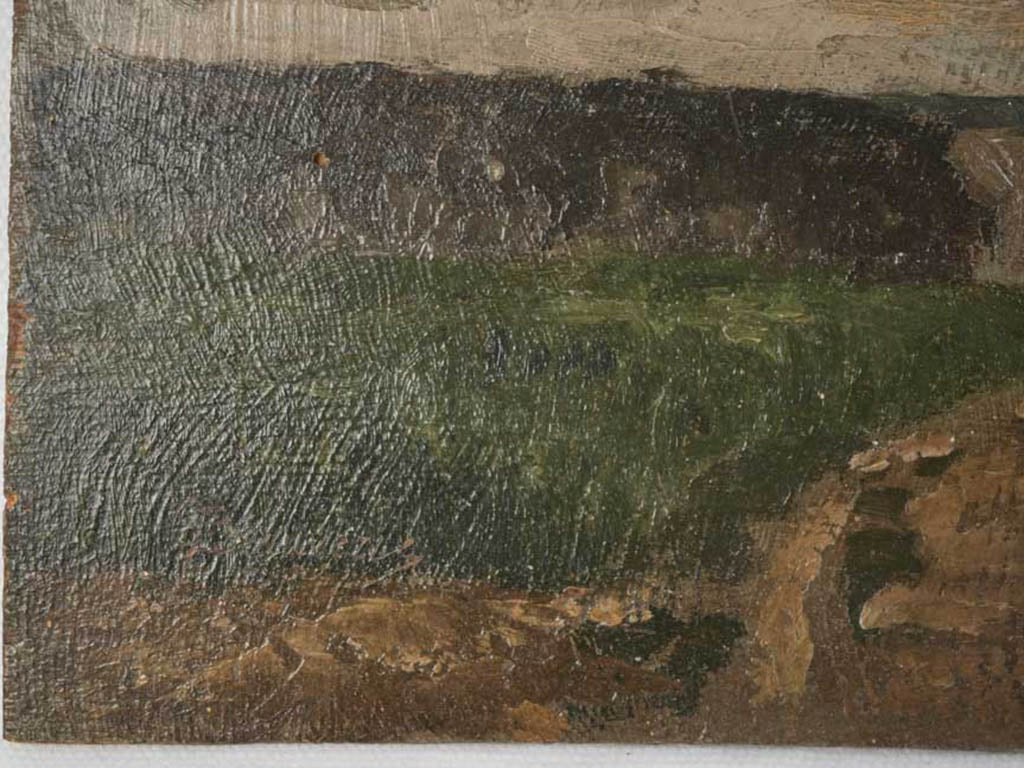 Historic expressive brushstroke wall art  