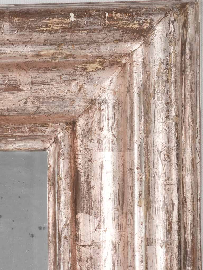 Classic silvered nineteenth-century wall mirror