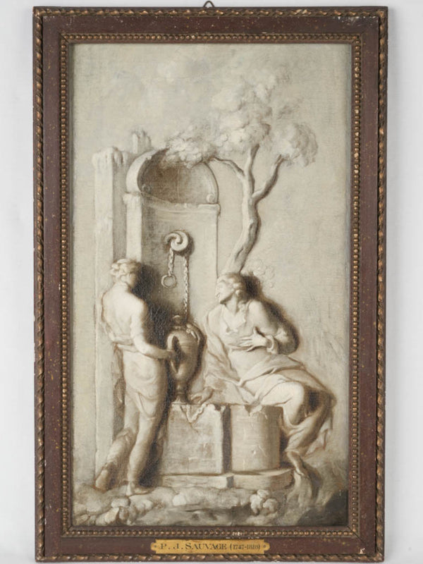 Ornate 18th Century Grisaille Painting