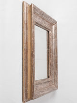 Aged mercury glass decorative mirror