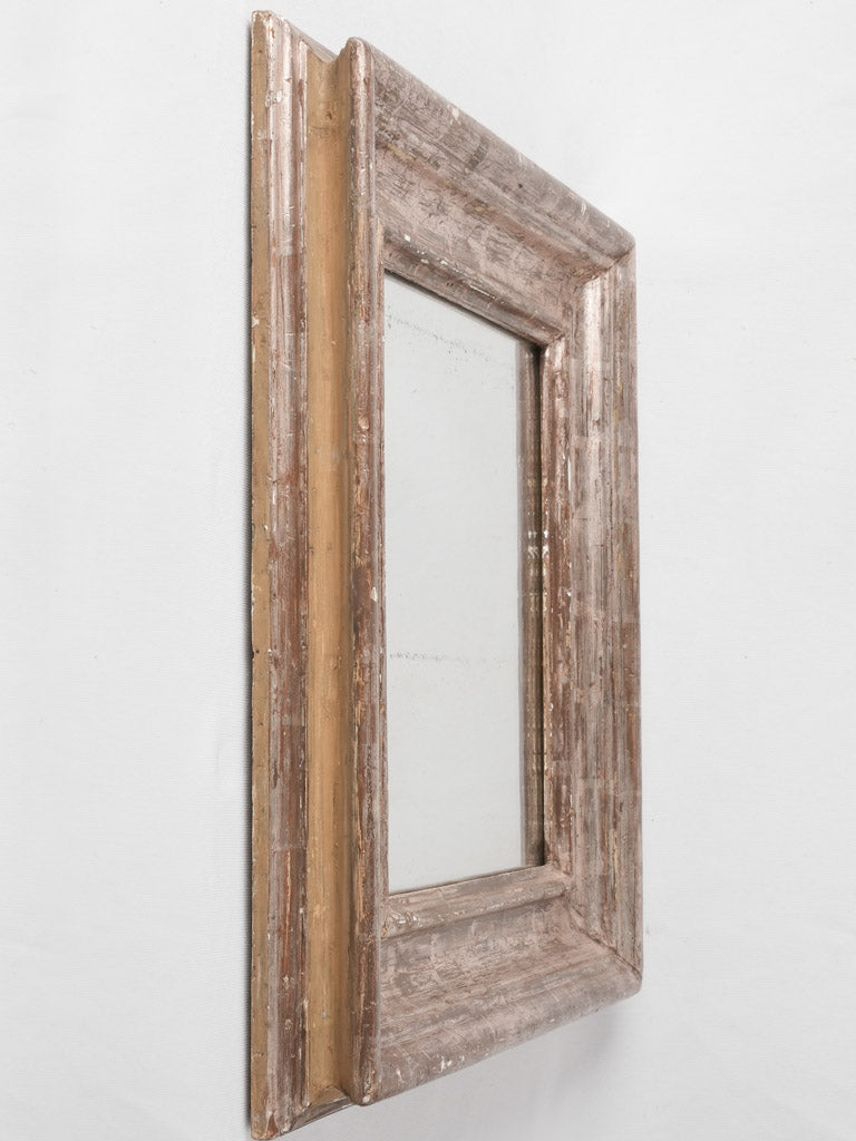 19th century silver mirror 26" x 22¾"