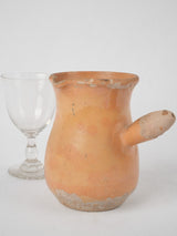 Vintage Drome-region ceramic coffee jug