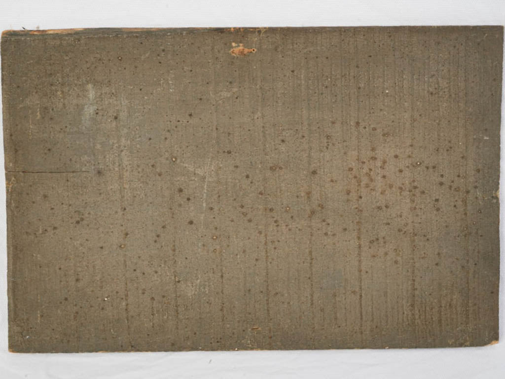 Warm-hued crackled wooden art  