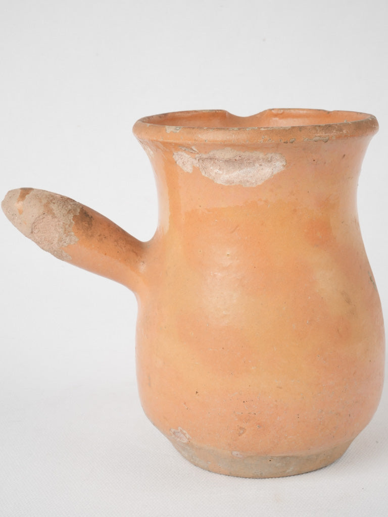 Nineteenth-century ochre-glaze pitcher for coffee