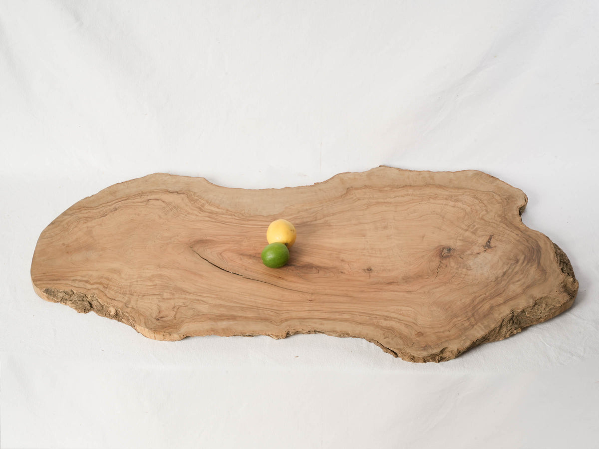 Very Large Olive Wood Slab Live Edge Serving Board 45" x 26¾"