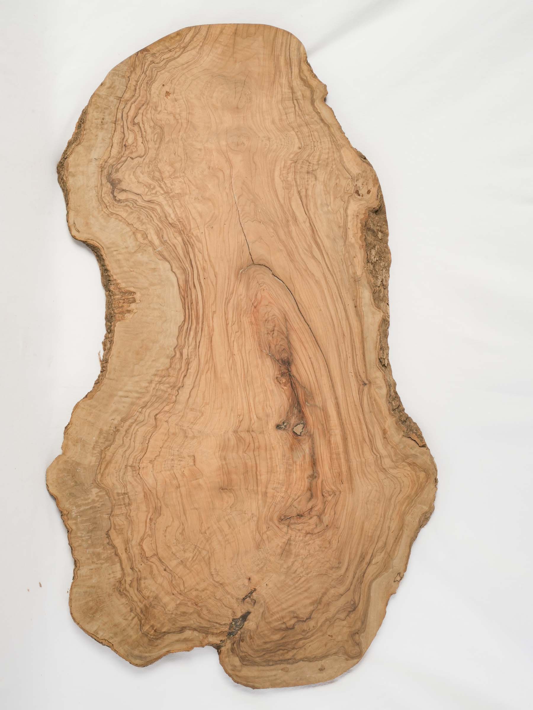 Very Large Olive Wood Slab Live Edge Serving Board 45" x 26¾"