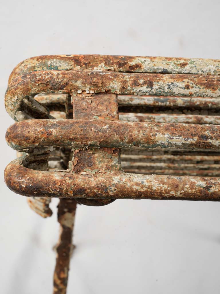 Time-worn antique outdoor furniture