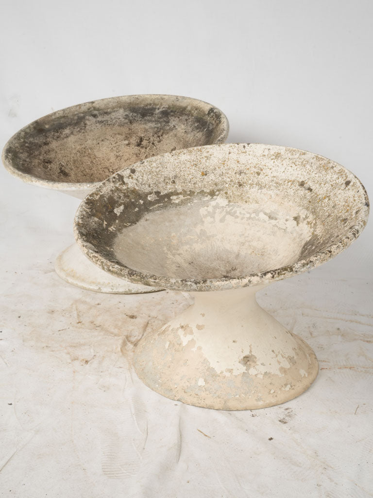 Vintage, minimalist Willy Guhl garden planters