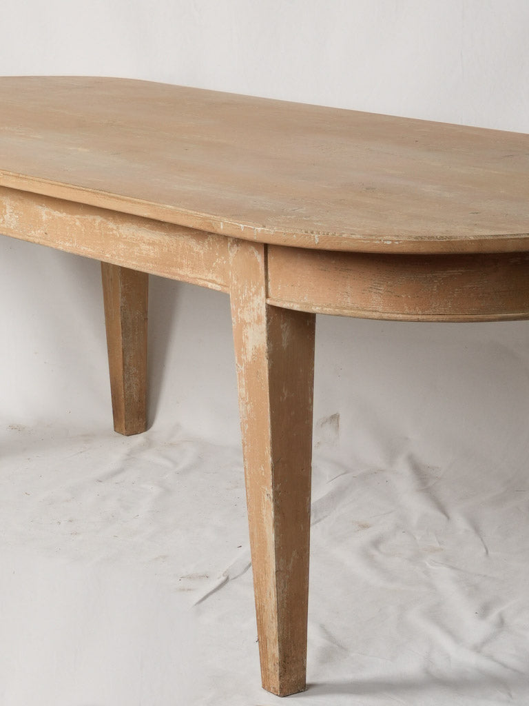 Antique French oval dining table