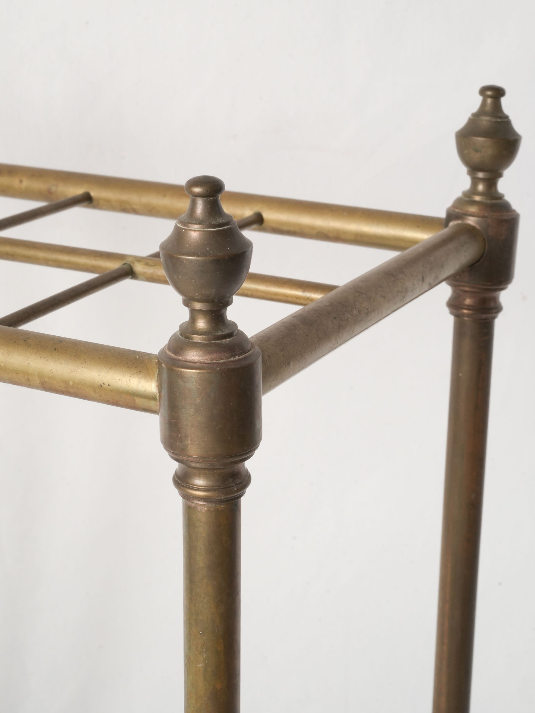 Brass Umbrella Stand with Removable Drip Tray