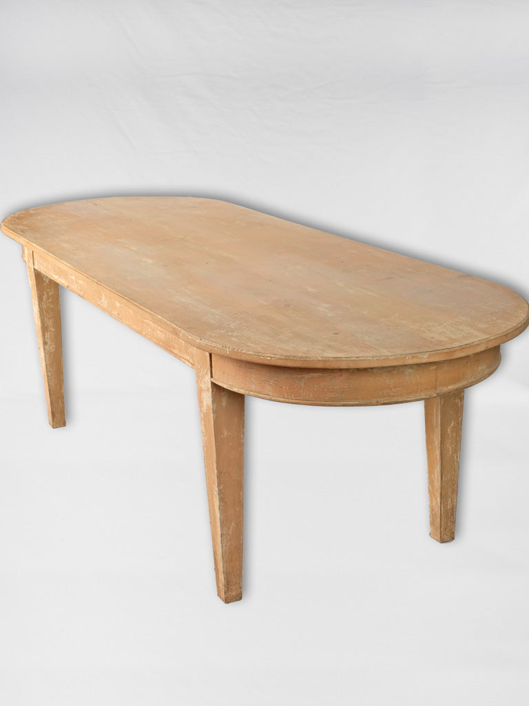 Antique French oval dining table - 8 person 98¾
