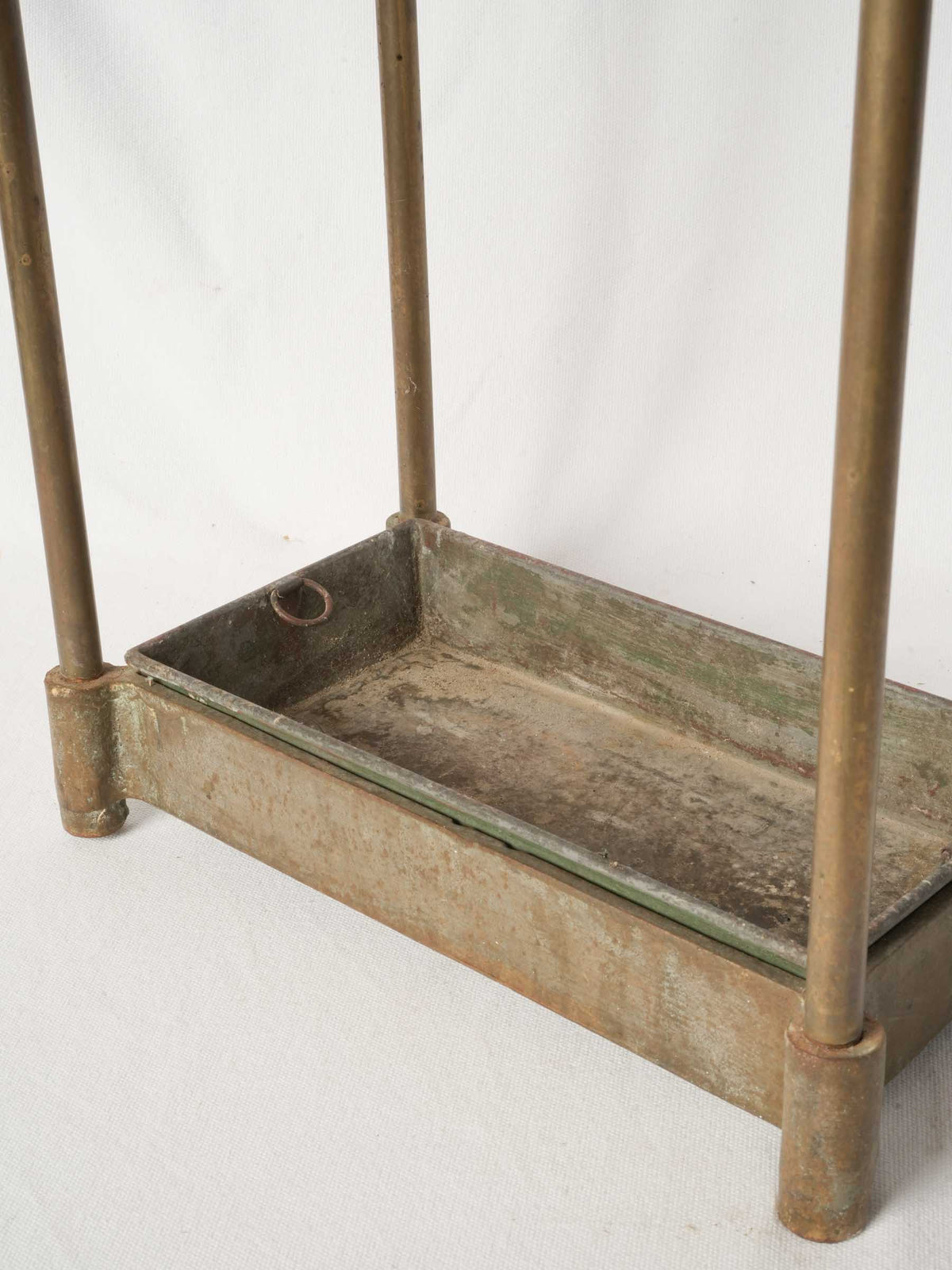 Brass Umbrella Stand with Removable Drip Tray
