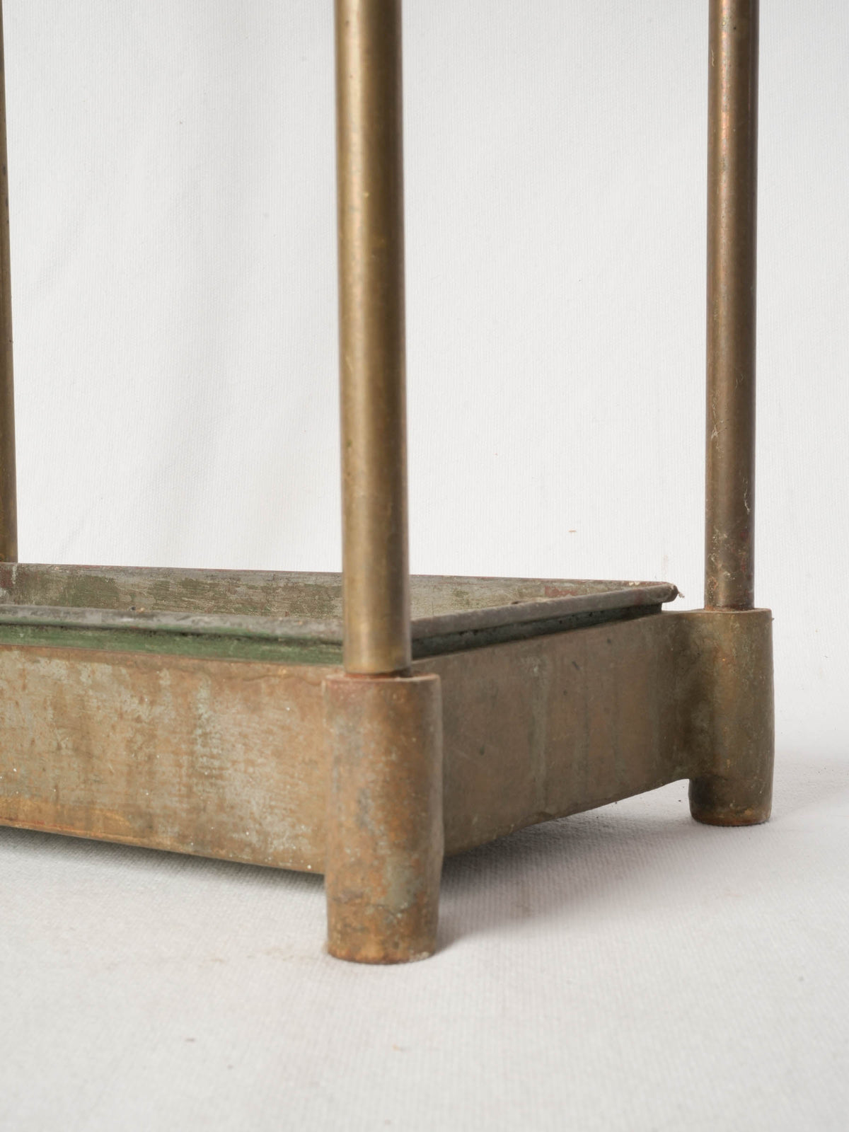 Brass Umbrella Stand with Removable Drip Tray