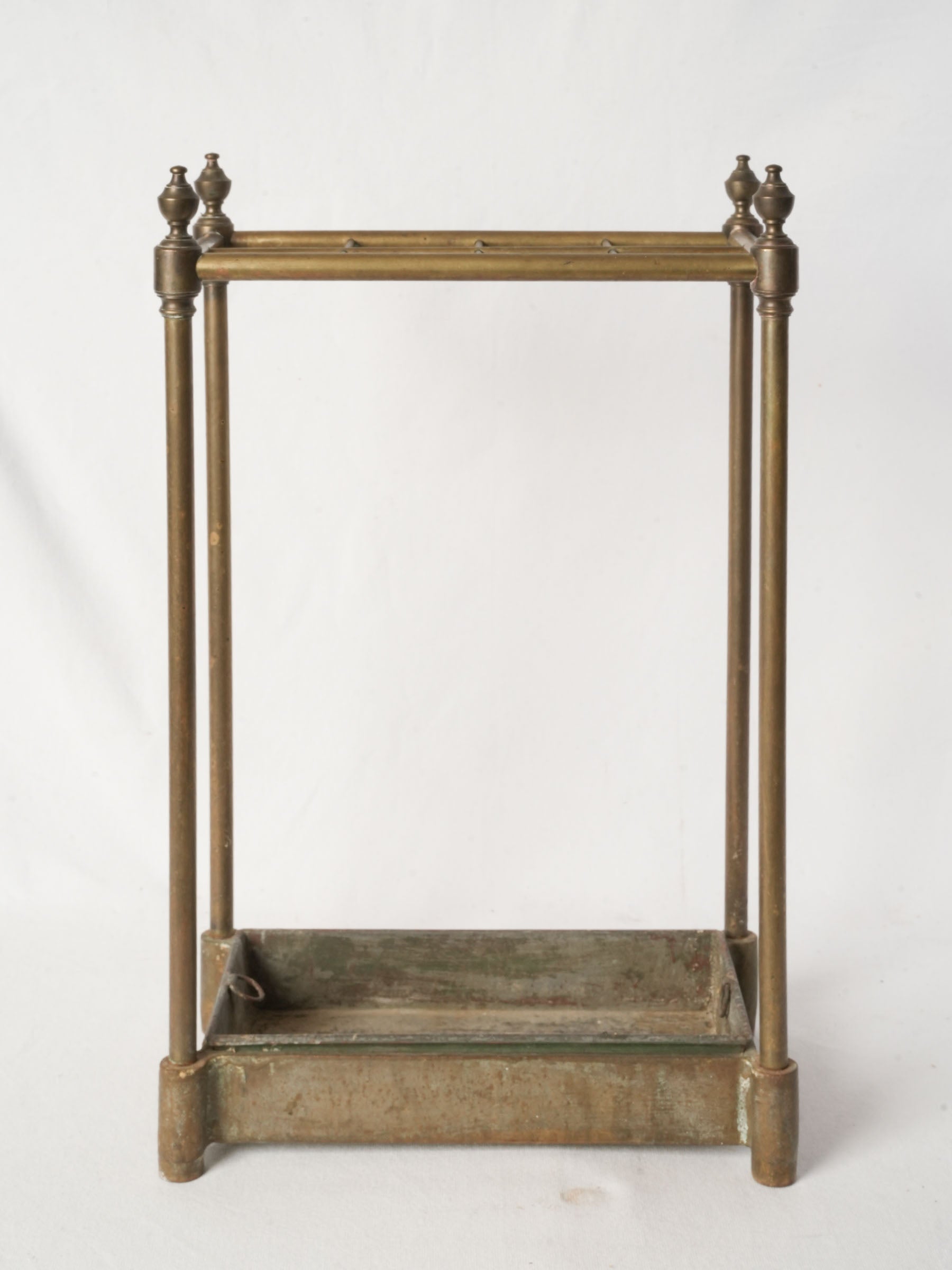 Brass Umbrella Stand with Removable Drip Tray