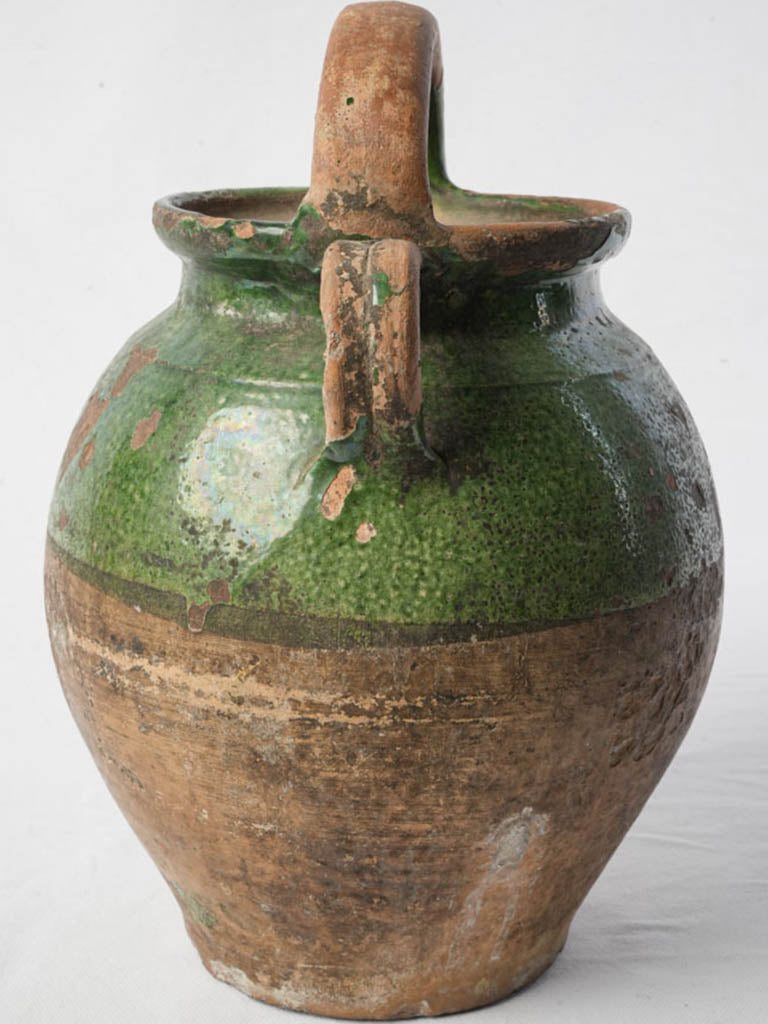 Authentic patina ceramic water vessel  