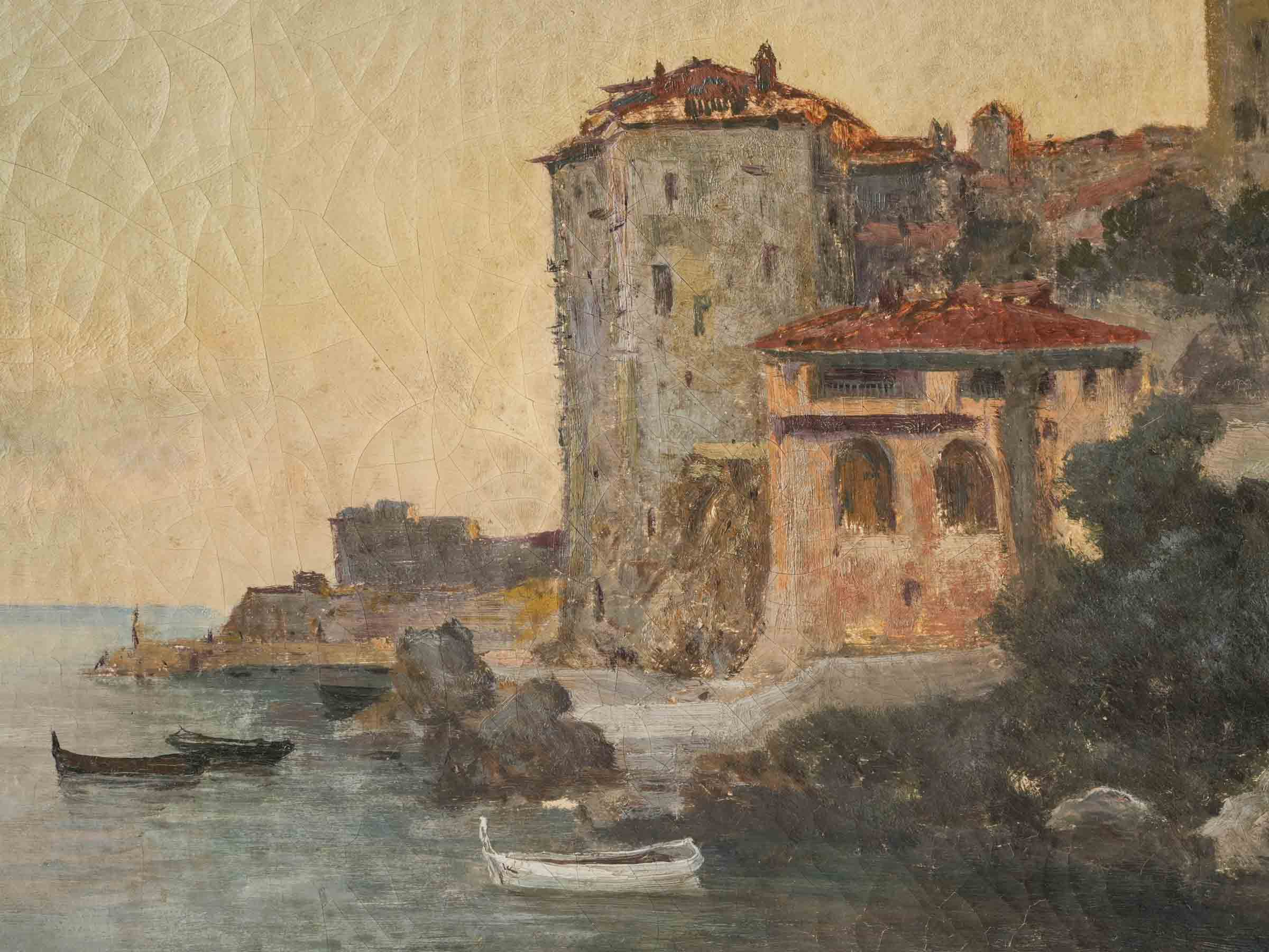 Timeless unsigned coastal wall art  