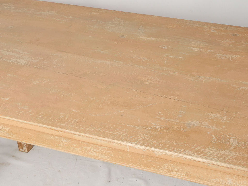 French country distressed dining table