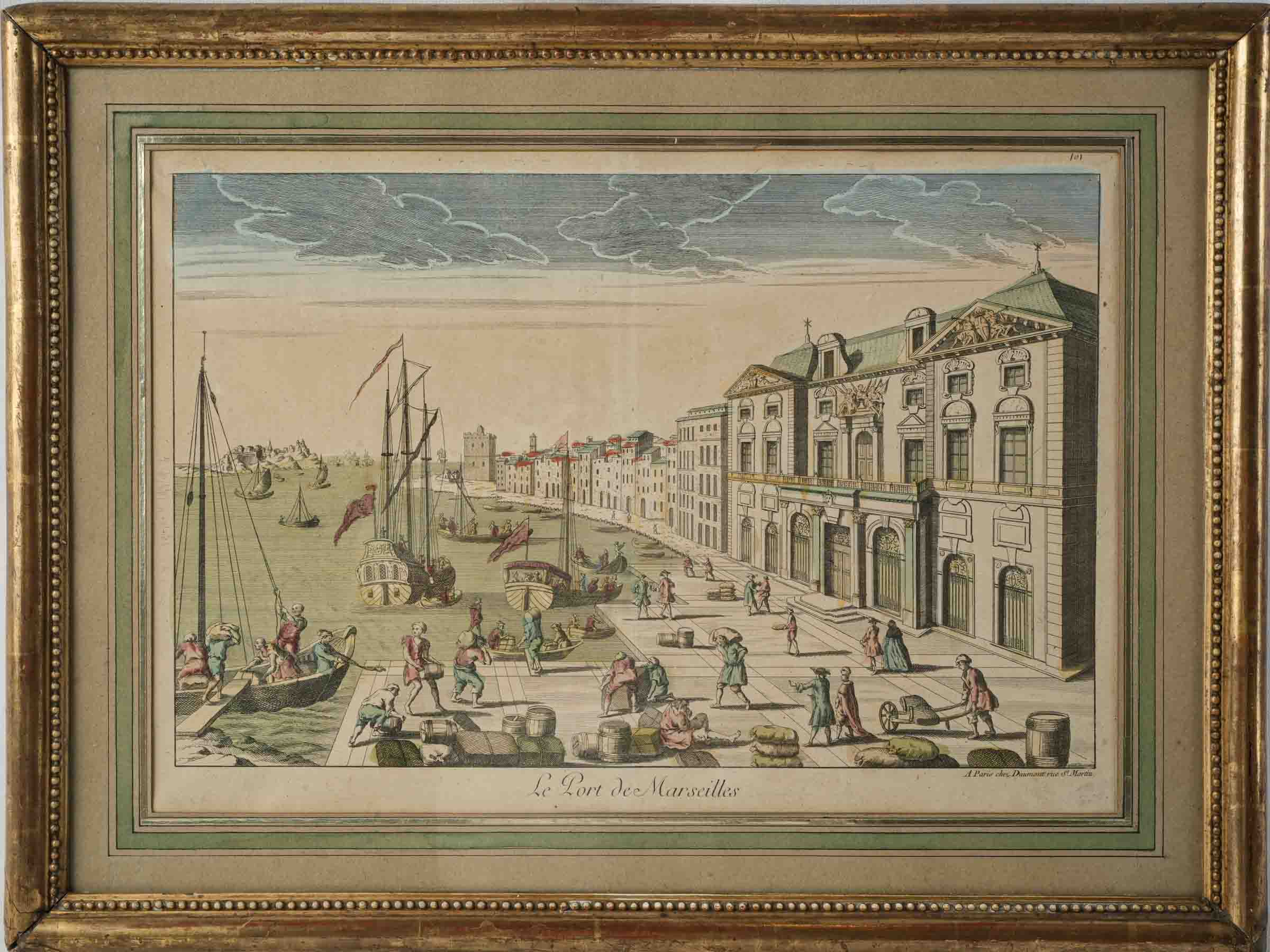 Aged period French wall art