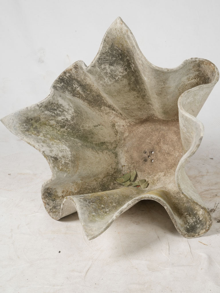 Vintage Swiss Designer Sculptural Handkerchief Planter
