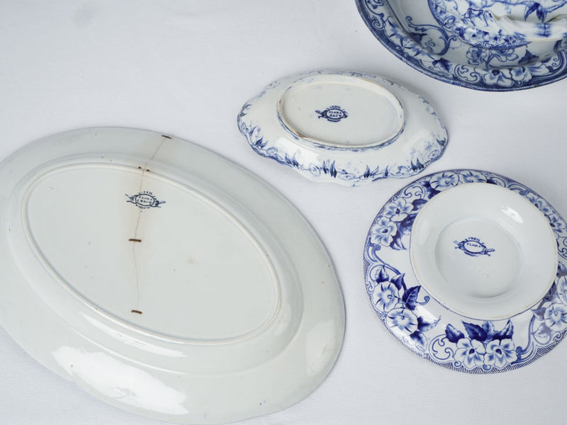 French Nineteenth Century Dinnerware Set